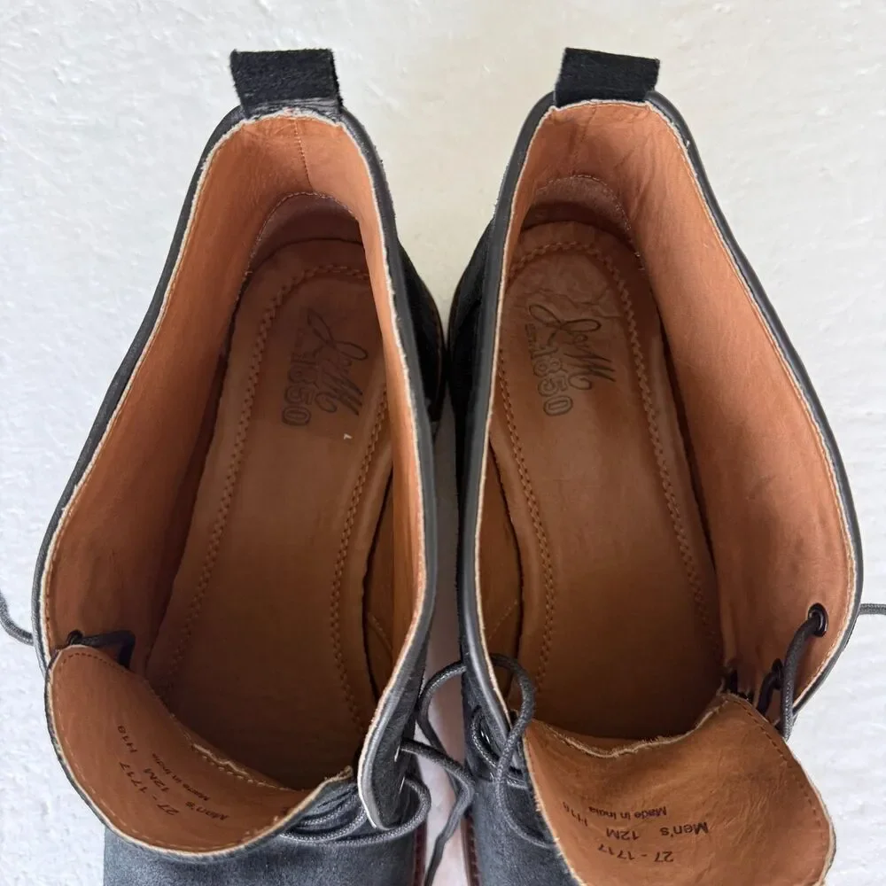 Johnston Murphy Black Suede Fullerton Chukka Boots Men's Shoes Size 12 M - Picture 5 of 15